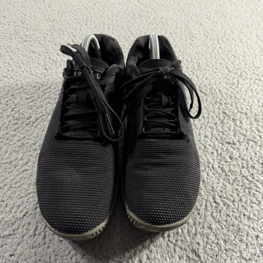 NOBULL Black SuperFabric Training Shoes Mens 8.5 Womens 10 Low Top Sneakers